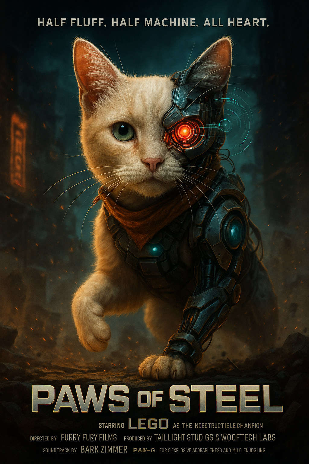 Paws of Steel Pixel Paws Pet Portraits