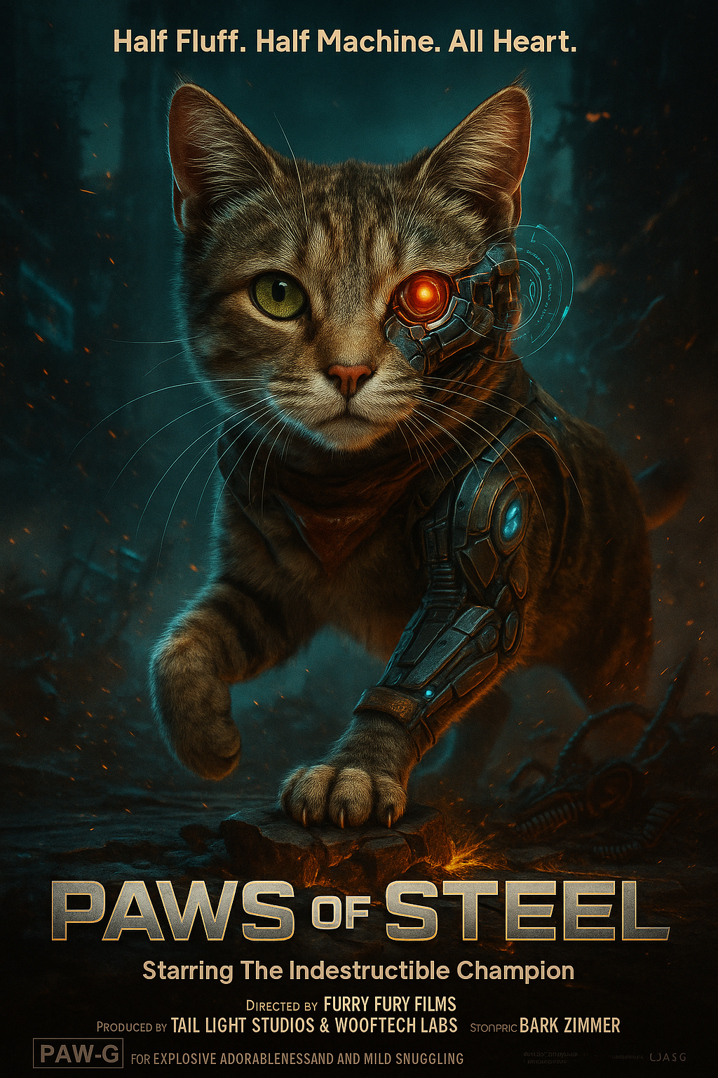 Paws of Steel Pixel Paws Pet Portraits