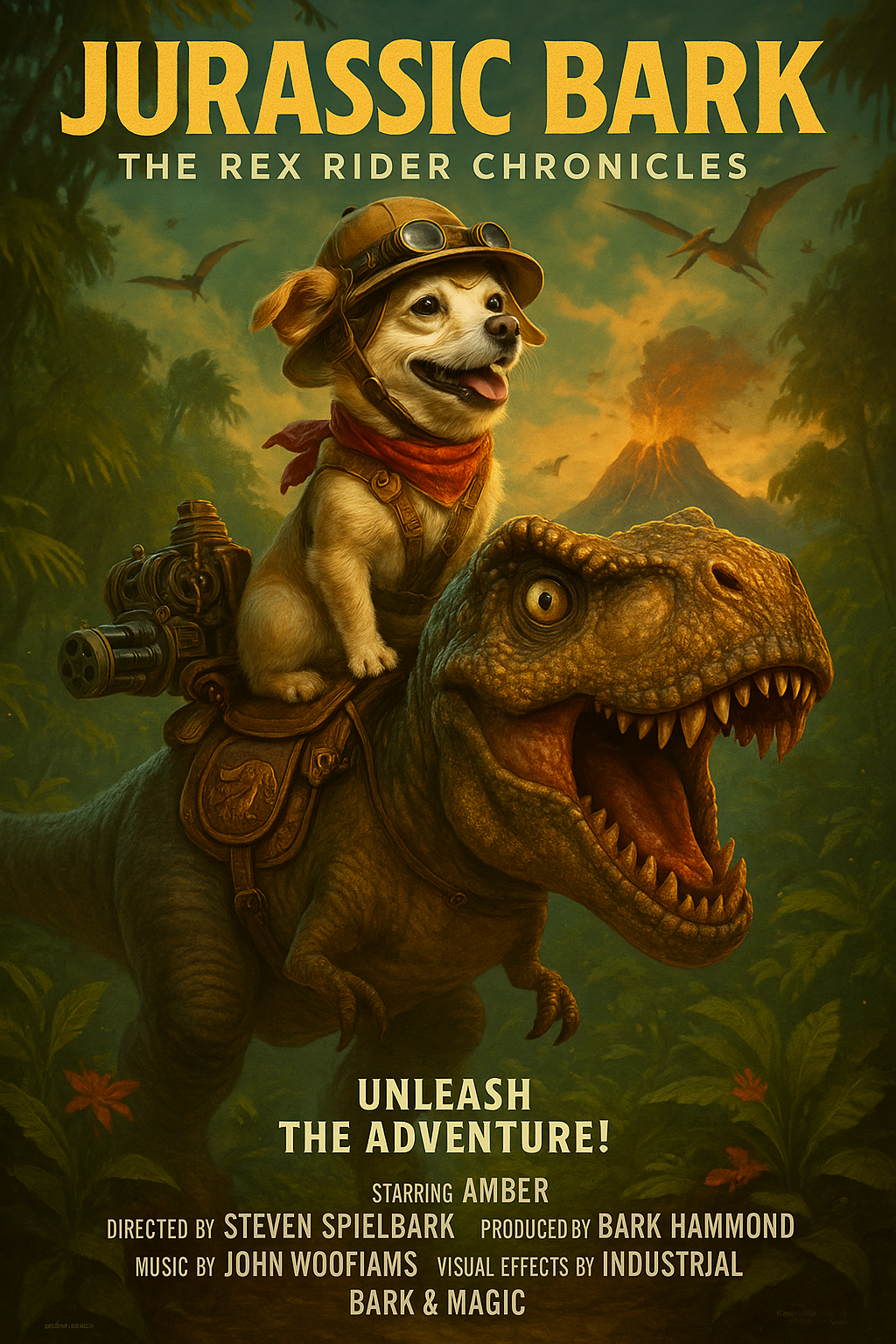 Jurassic Bark Pixel Paws Pet Portraits