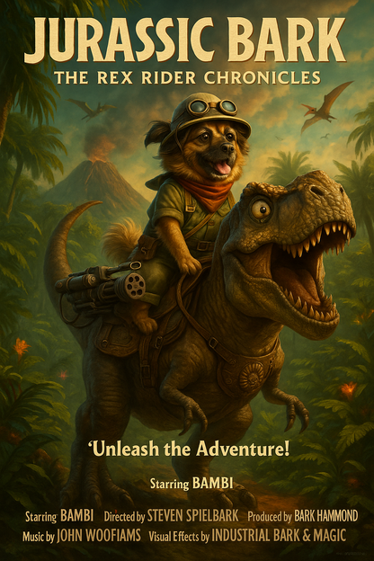 Jurassic Bark Pixel Paws Pet Portraits