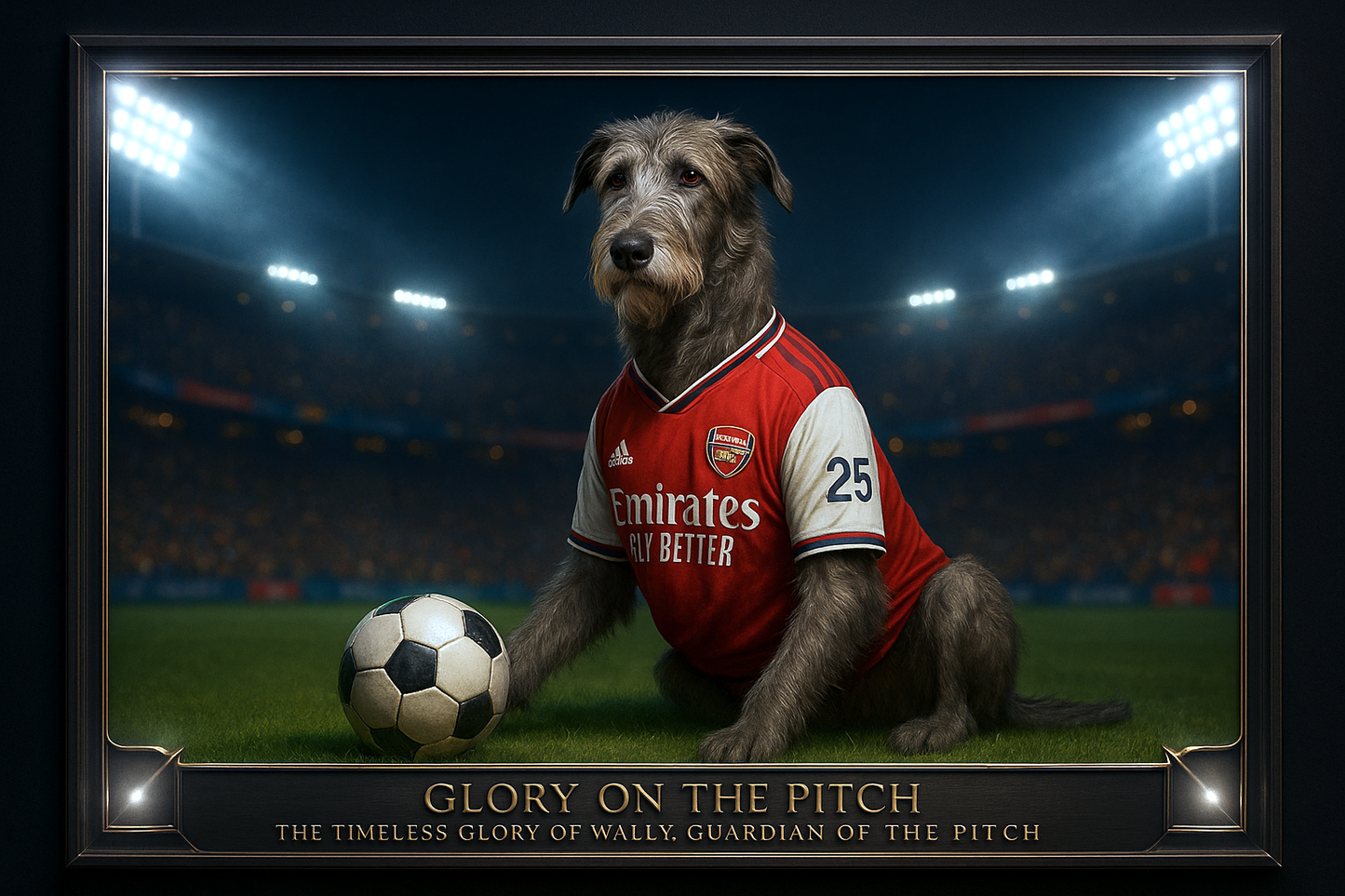Glory on the Pitch Pixel Paws Pet Portraits