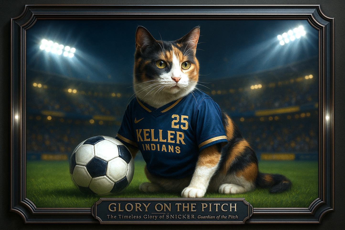 Glory on the Pitch Pixel Paws Pet Portraits