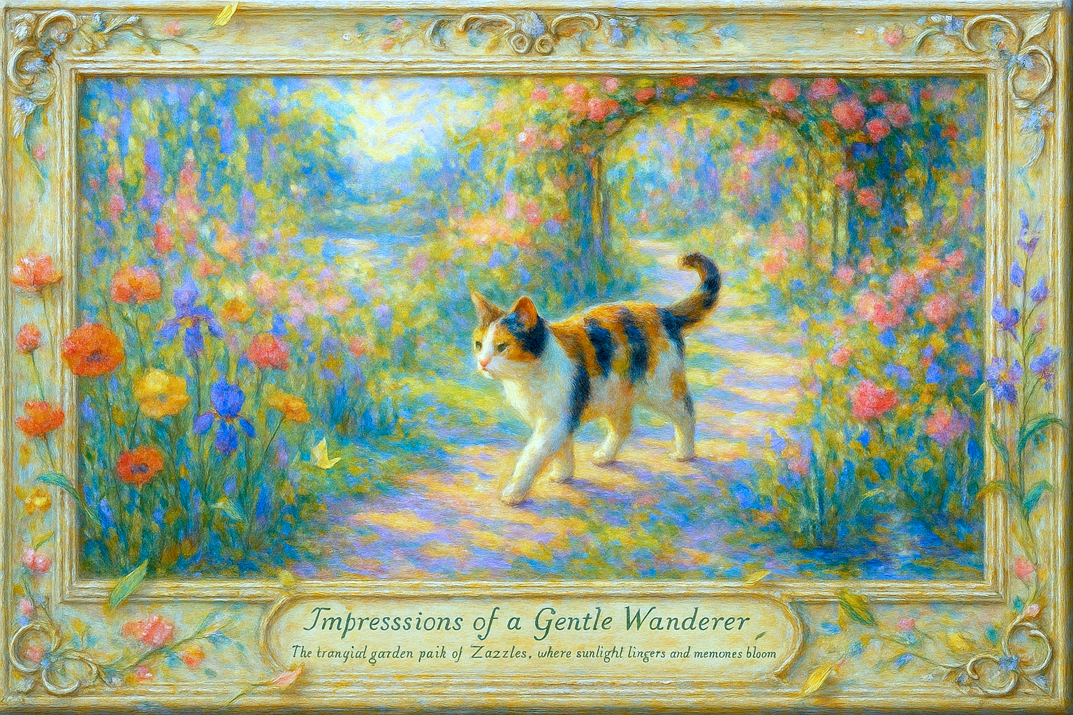 Impression of a Gentle Wanderer Pixel Paws Pet Portraits