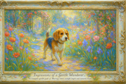 Impression of a Gentle Wanderer Pixel Paws Pet Portraits