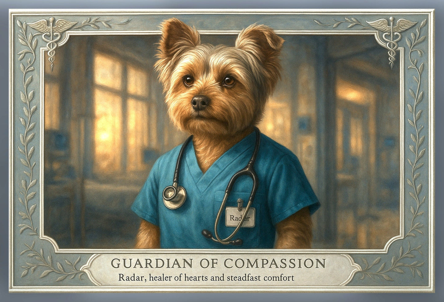 Guardian of Compassion Pixel Paws Pet Portraits