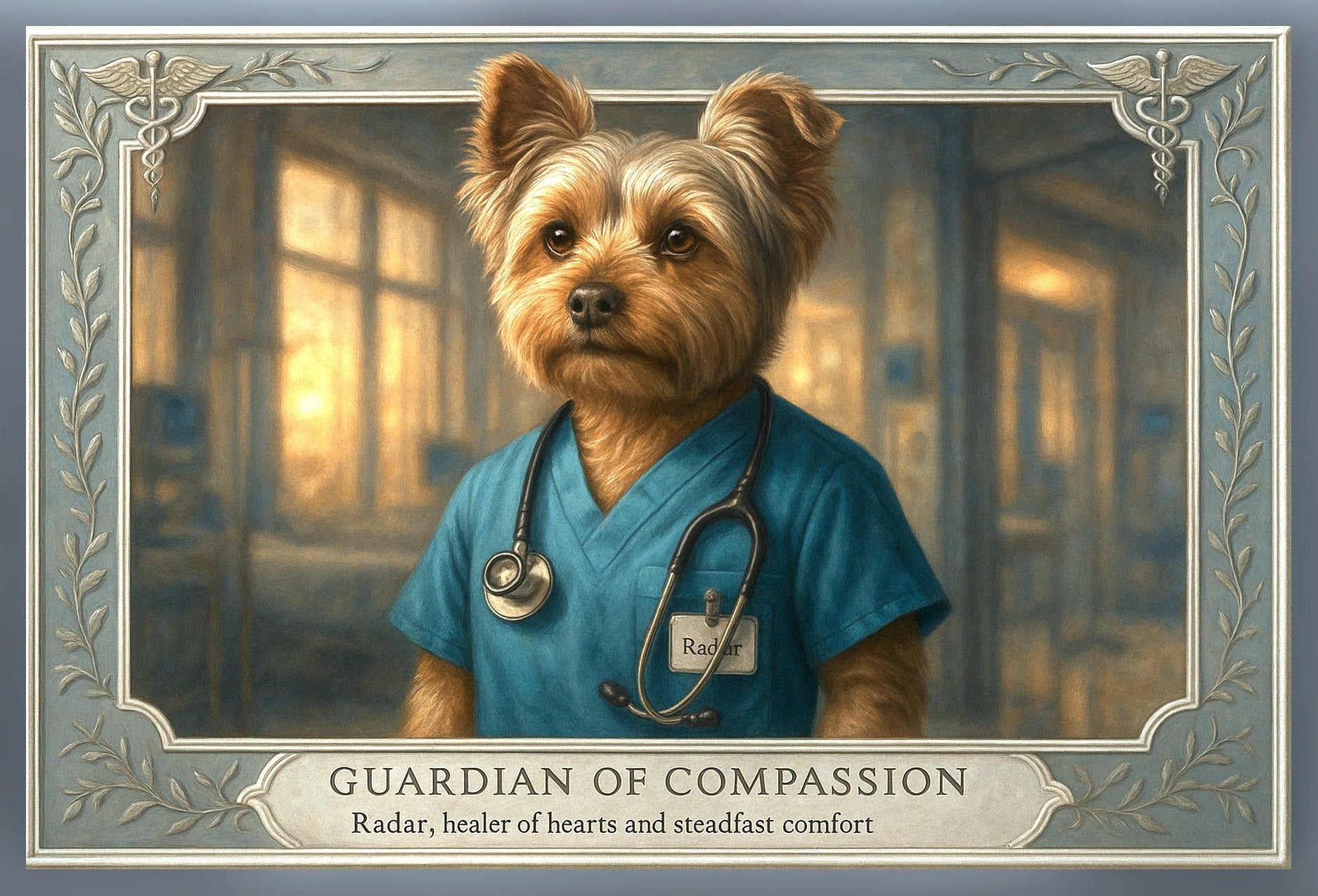 Guardian of Compassion Pixel Paws Pet Portraits
