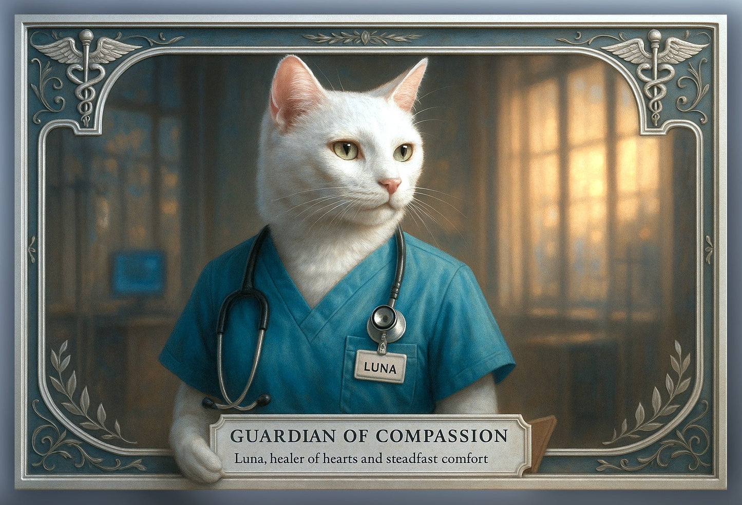 Guardian of Compassion Pixel Paws Pet Portraits