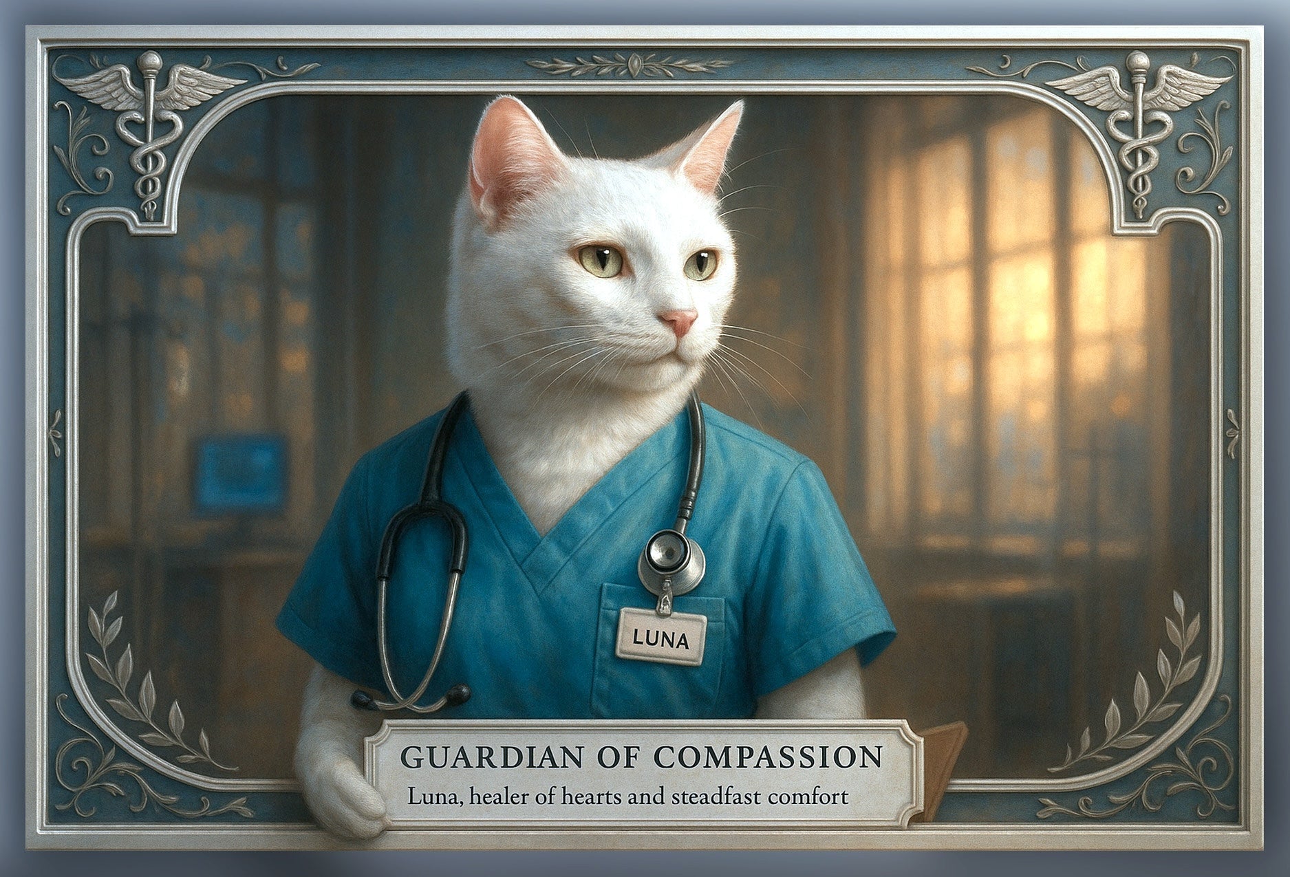 Guardian of Compassion Pixel Paws Pet Portraits