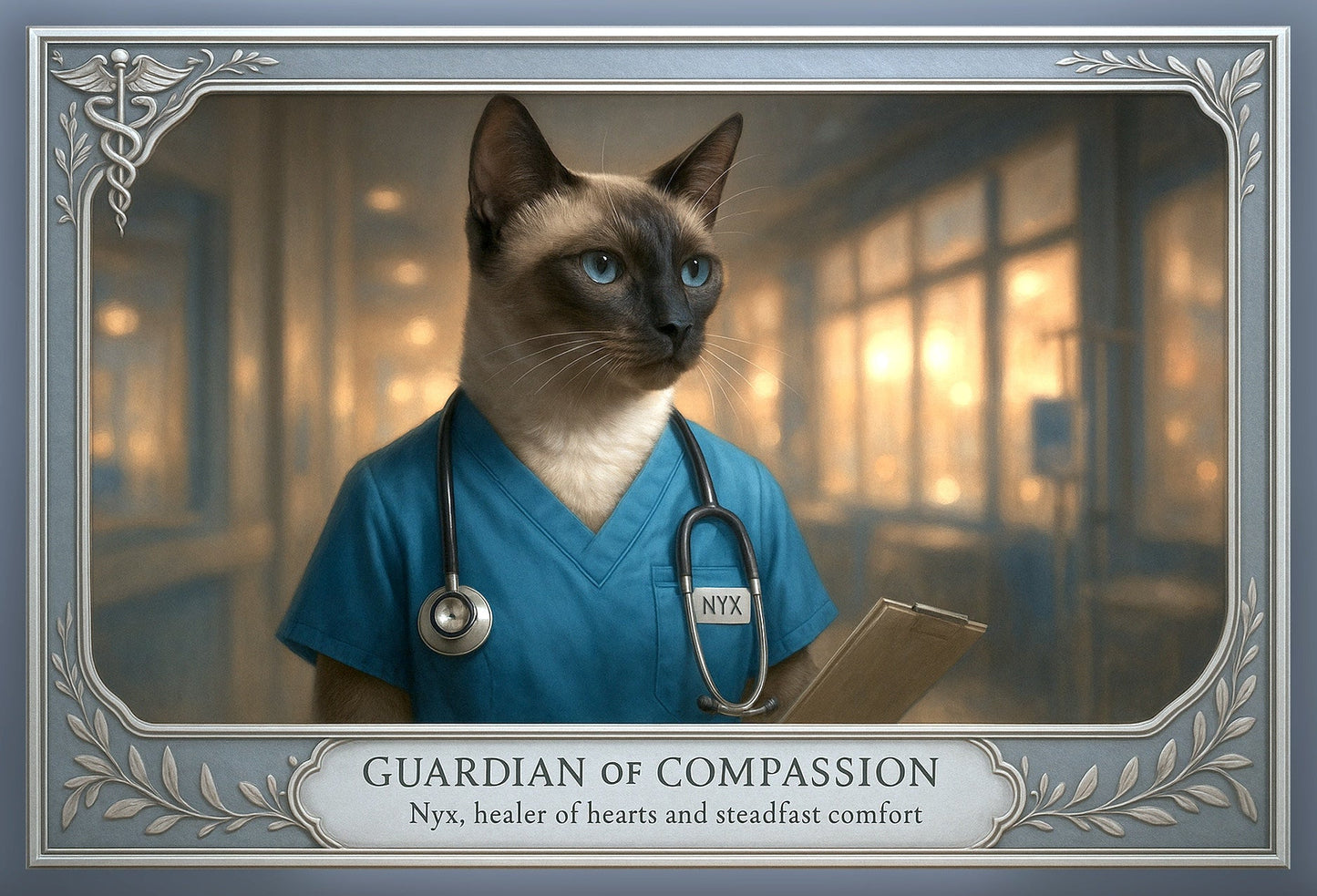 Guardian of Compassion Pixel Paws Pet Portraits