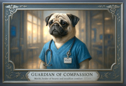 Guardian of Compassion Pixel Paws Pet Portraits
