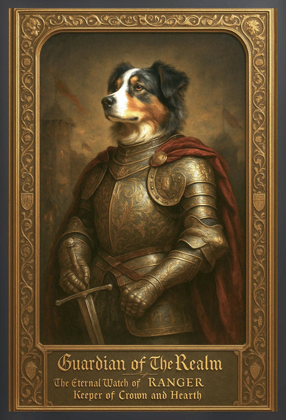 The Guardian of the Realm Pixel Paws Pet Portraits