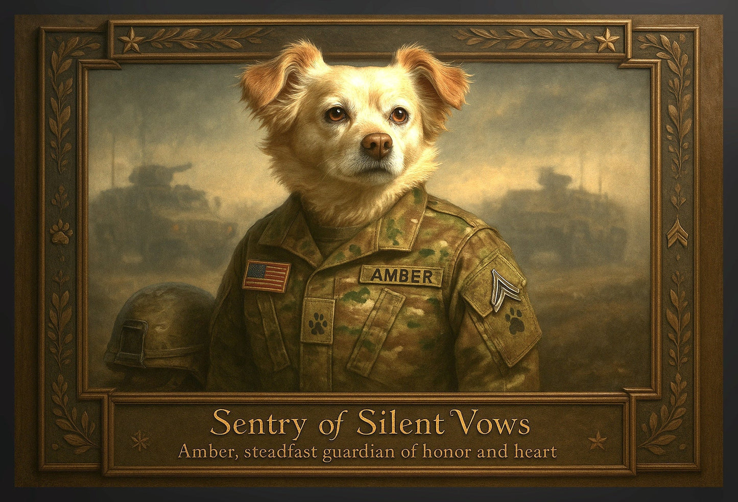 The Sentry of Silent Vows Pixel Paws Pet Portraits