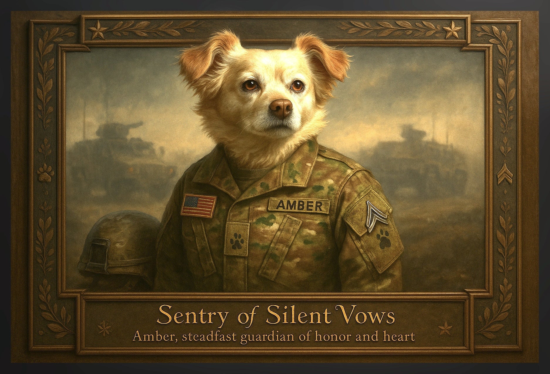 The Sentry of Silent Vows Pixel Paws Pet Portraits