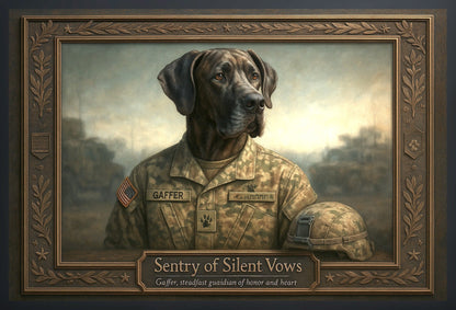 The Sentry of Silent Vows Pixel Paws Pet Portraits