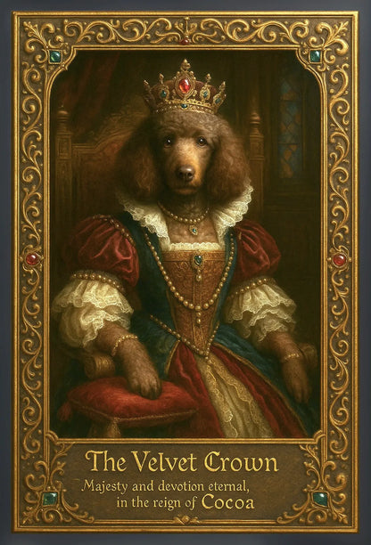 The Velvet Crown Pixel Paws Pet Portraits
