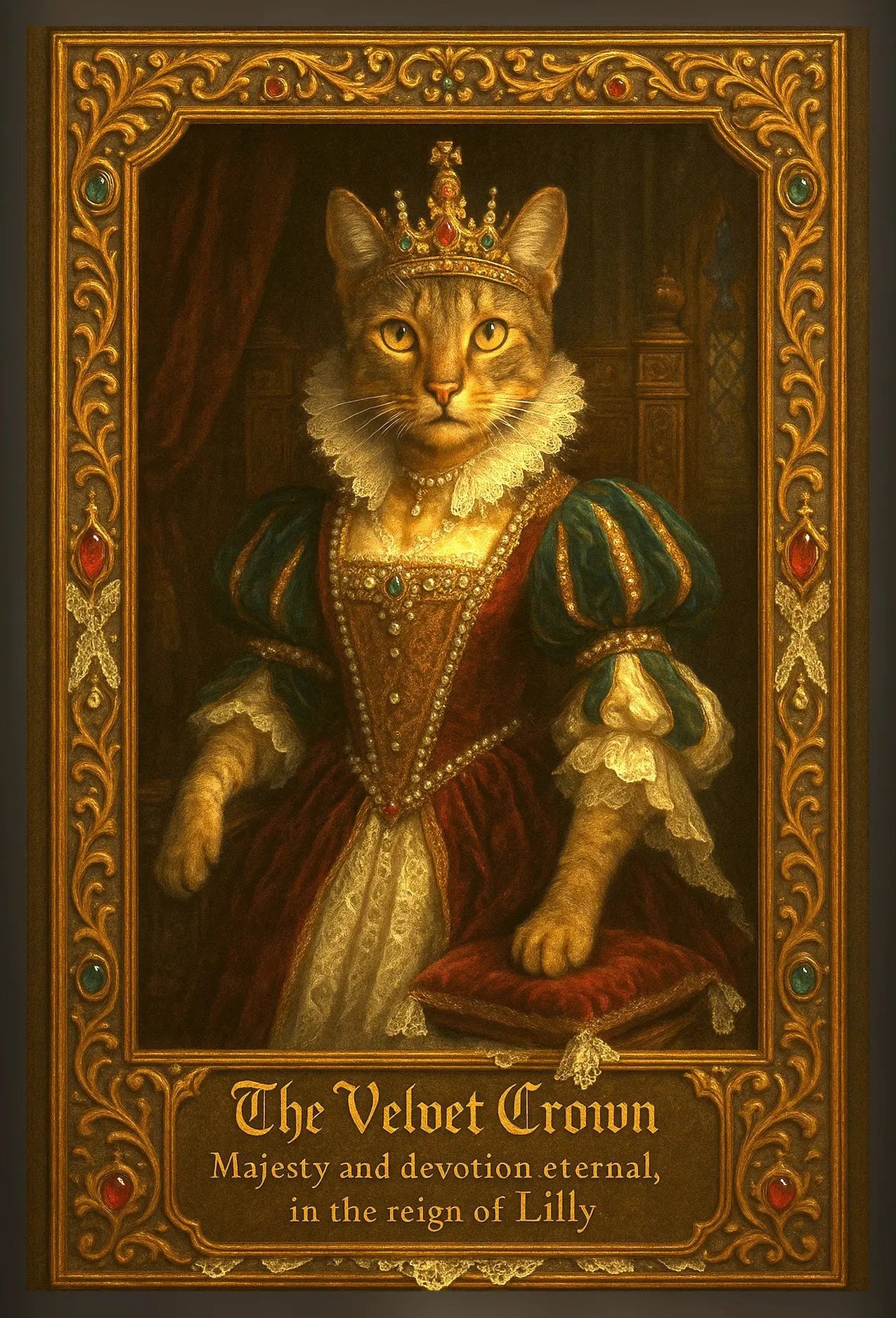 The Velvet Crown Pixel Paws Pet Portraits