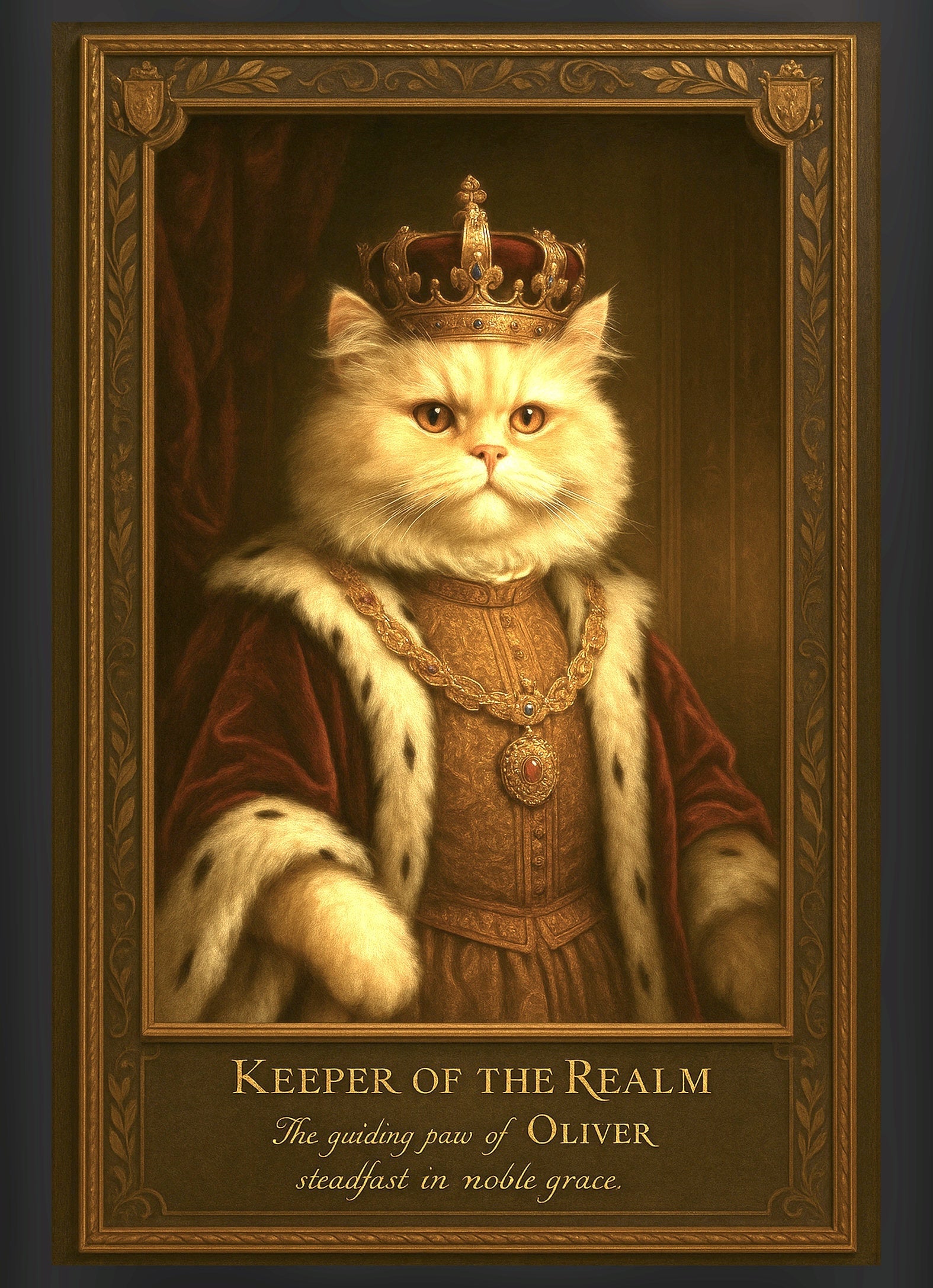 The Keeper of the Realm Pixel Paws Pet Portraits