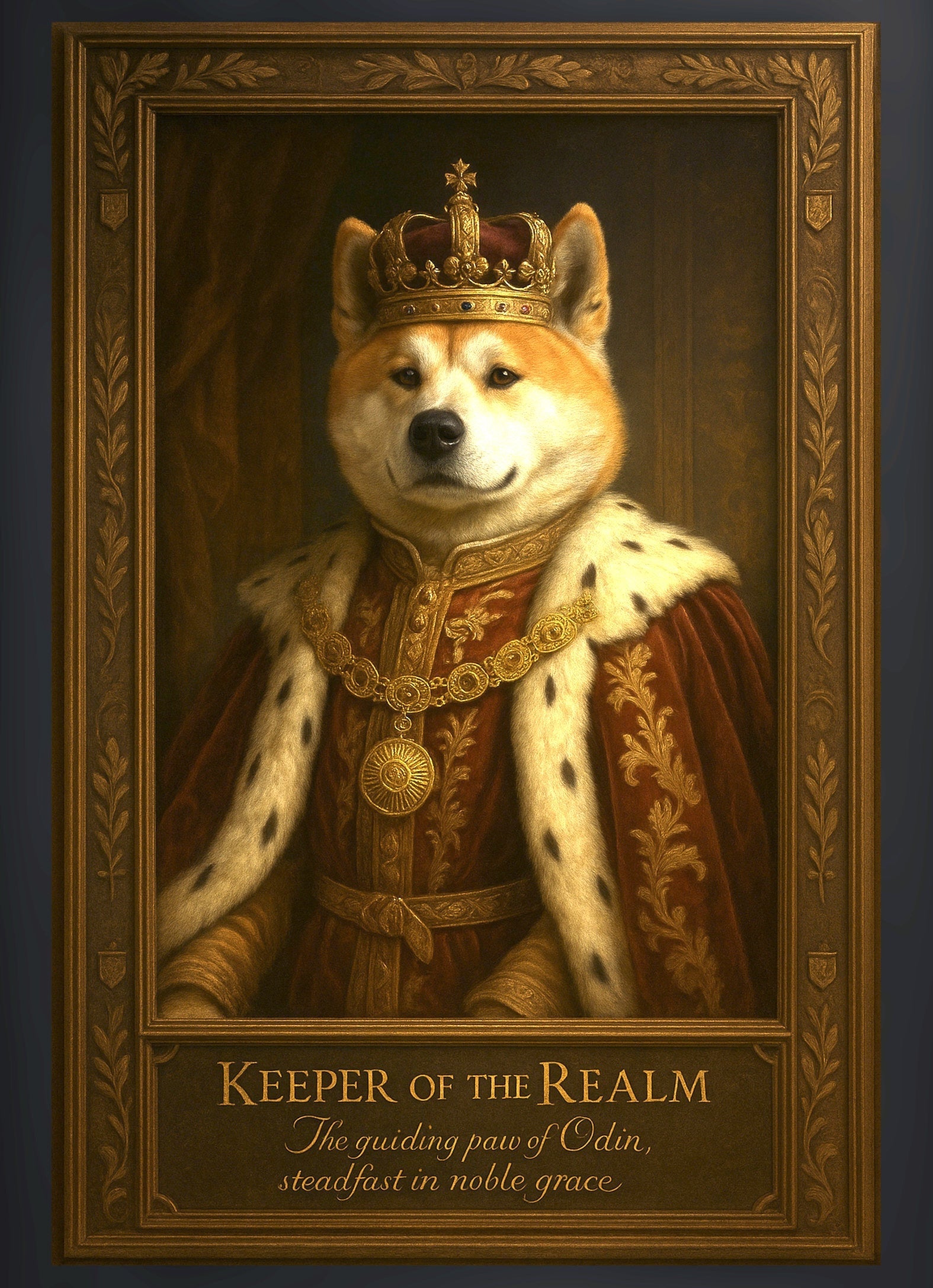 The Keeper of the Realm Pixel Paws Pet Portraits