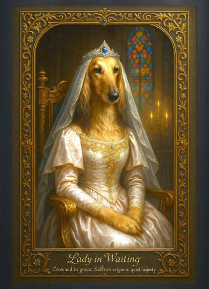 Lady In Waiting Pixel Paws Pet Portraits